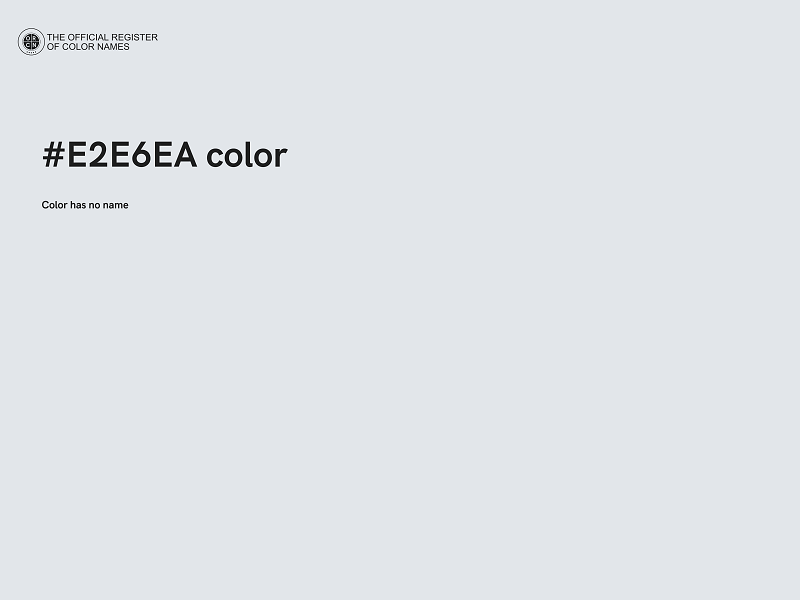 #E2E6EA color image