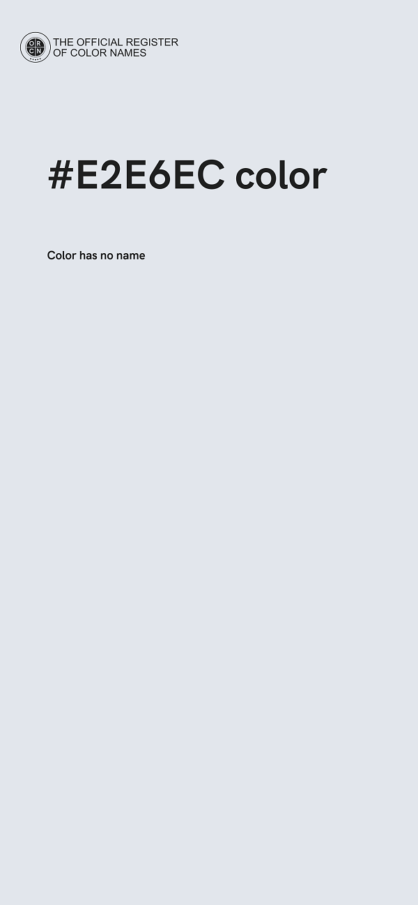 #E2E6EC color image