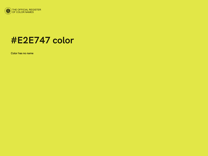 #E2E747 color image