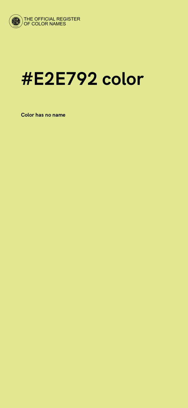 #E2E792 color image