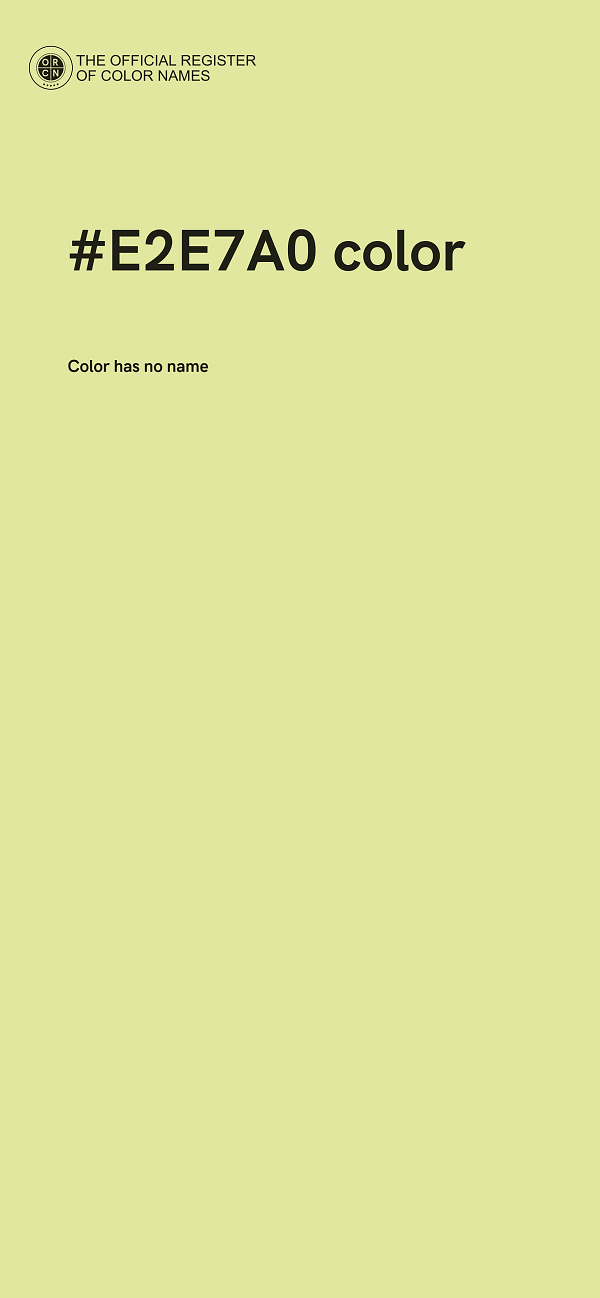 #E2E7A0 color image