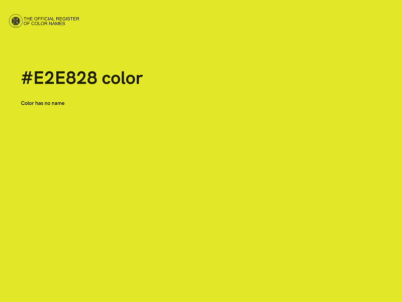 #E2E828 color image