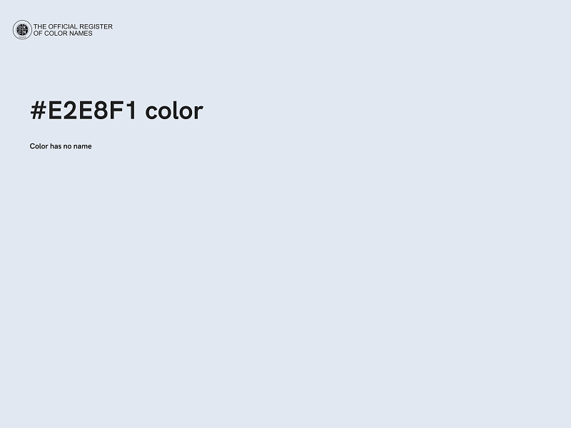 #E2E8F1 color image