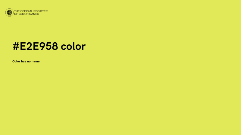 #E2E958 color image