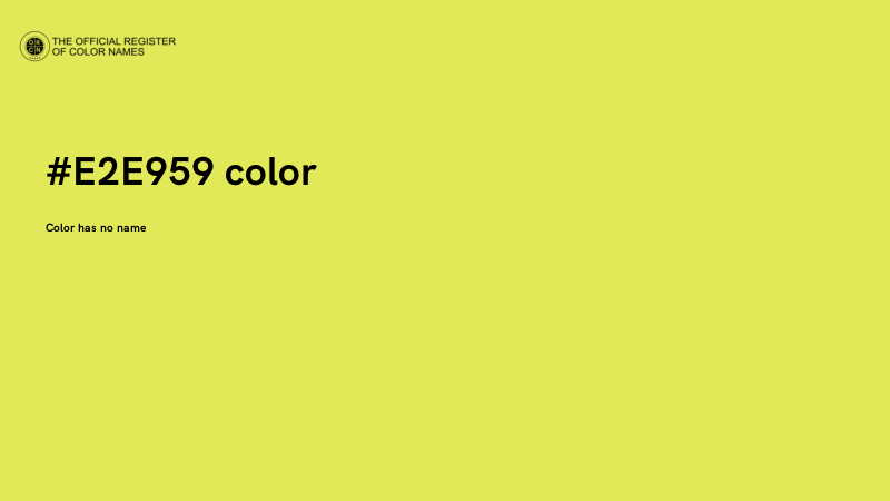 #E2E959 color image