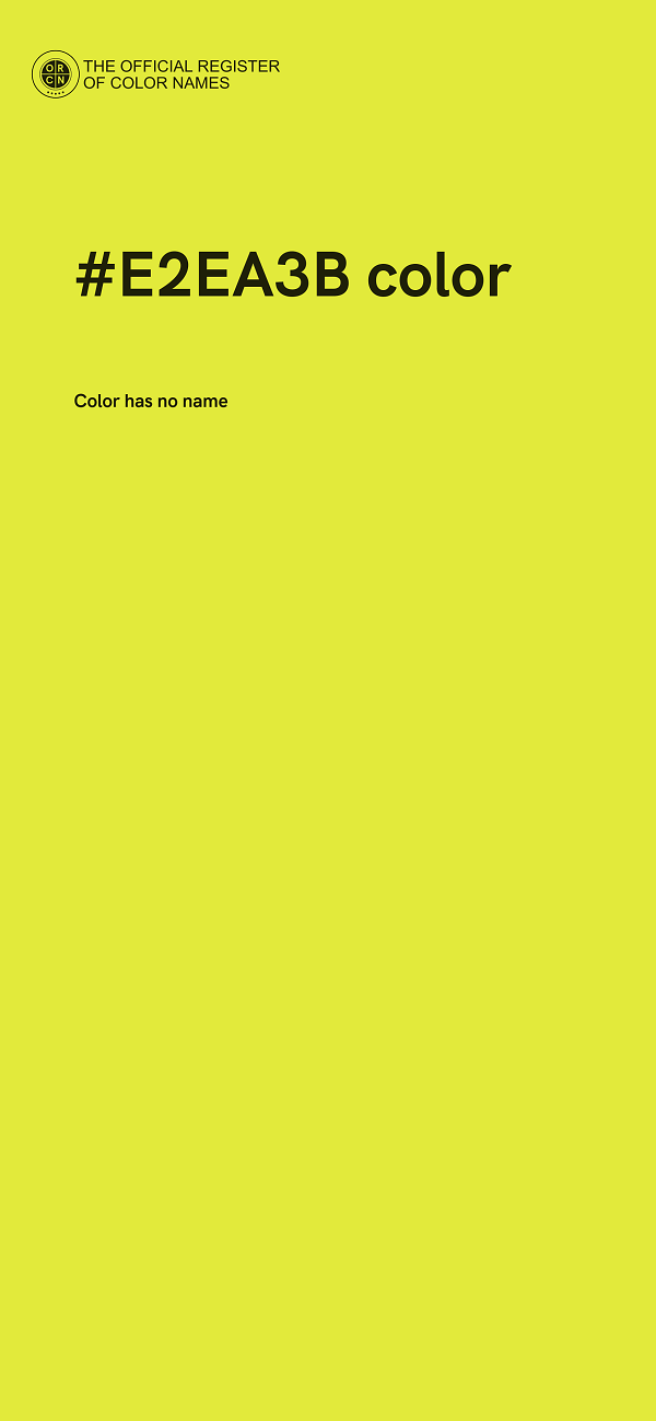 #E2EA3B color image