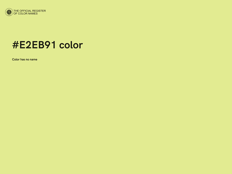 #E2EB91 color image