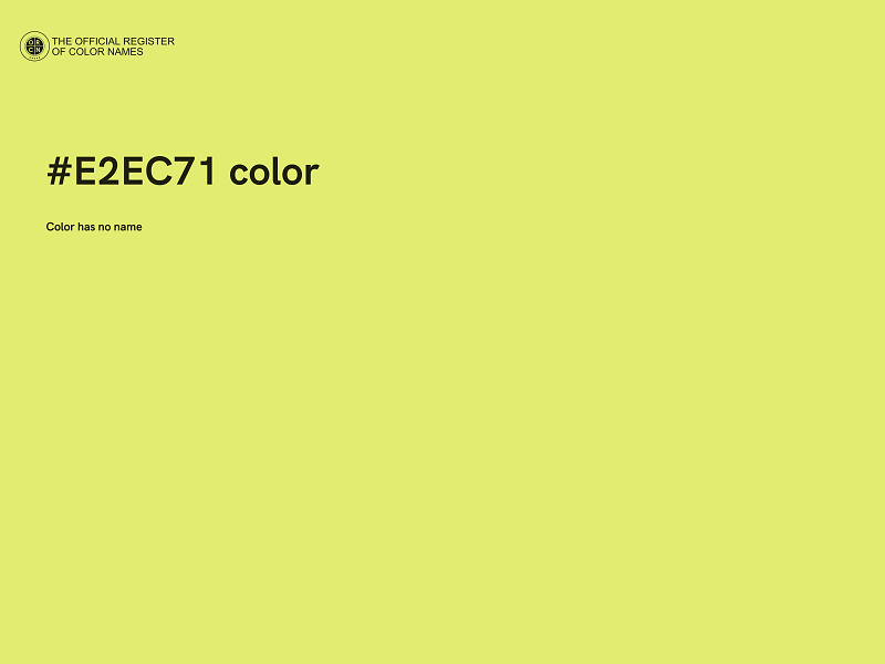 #E2EC71 color image