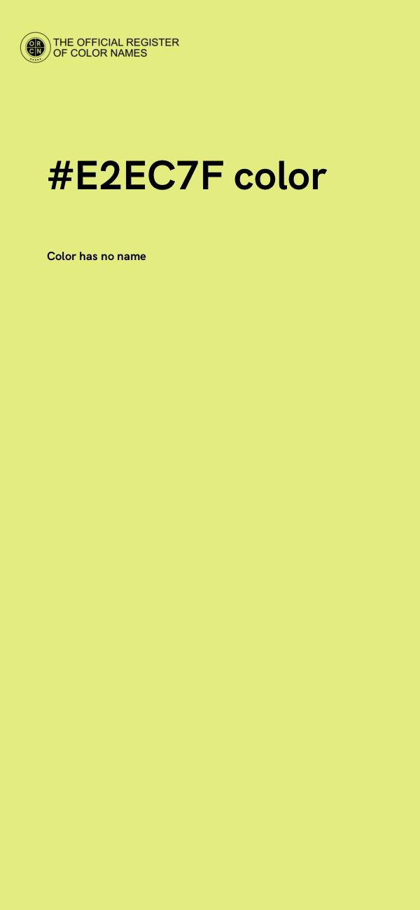 #E2EC7F color image