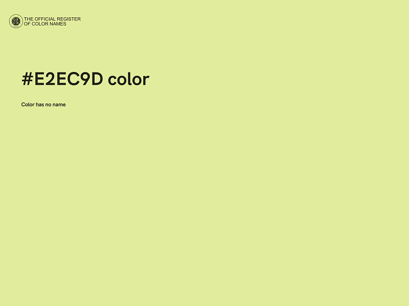 #E2EC9D color image