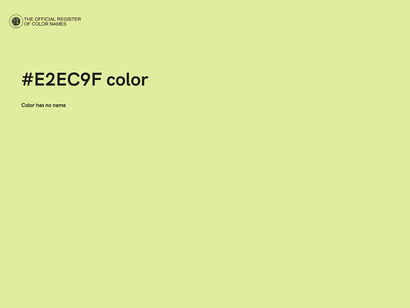 #E2EC9F color image