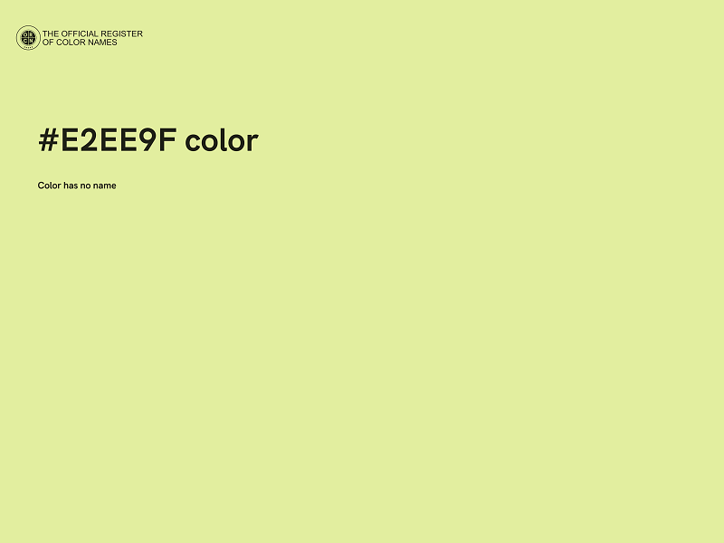 #E2EE9F color image