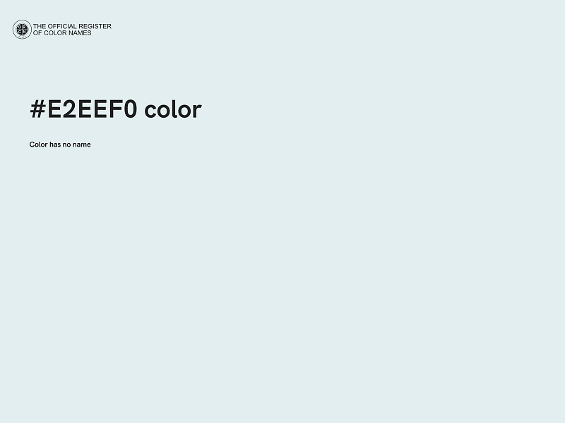 #E2EEF0 color image