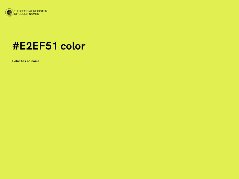 #E2EF51 color image