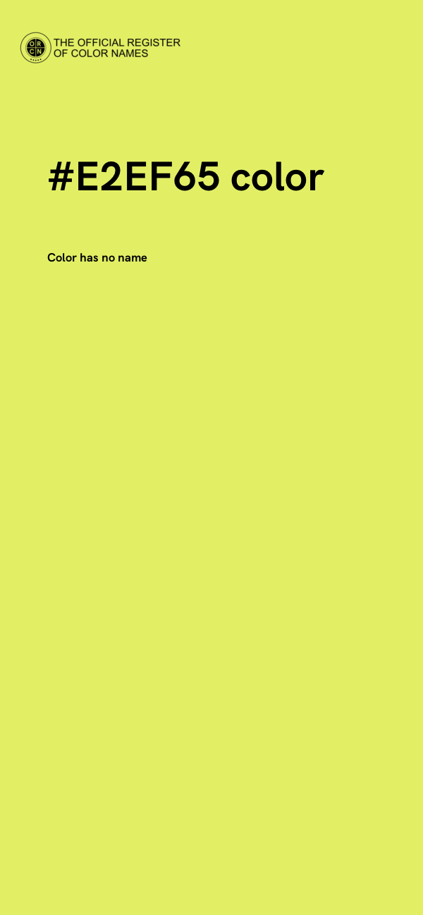 #E2EF65 color image