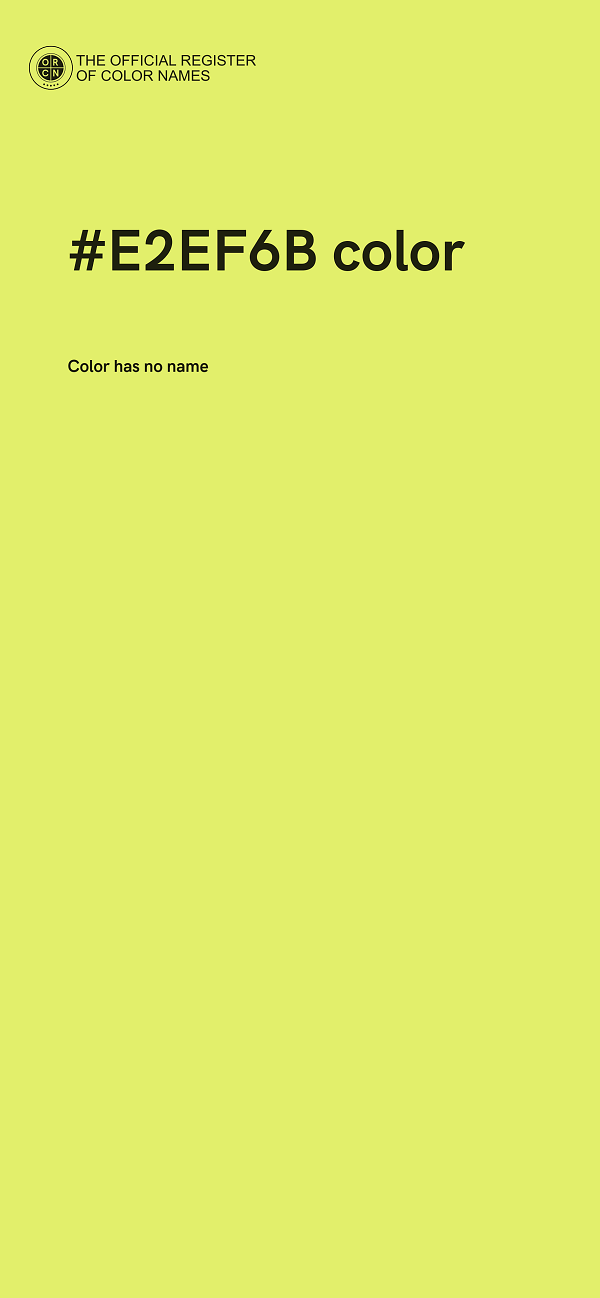 #E2EF6B color image