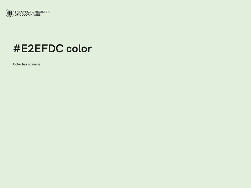 #E2EFDC color image