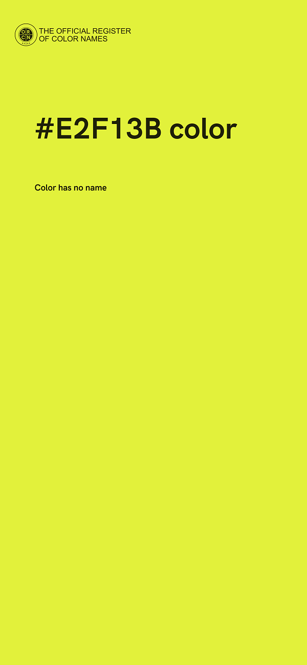 #E2F13B color image