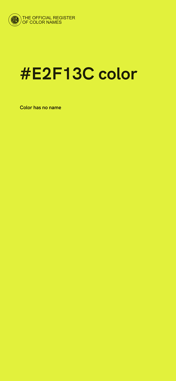 #E2F13C color image