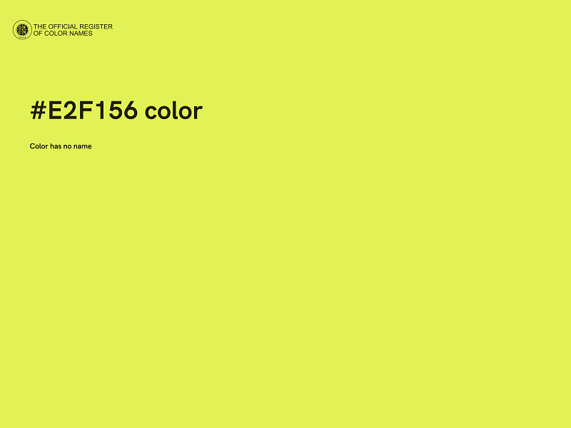 #E2F156 color image