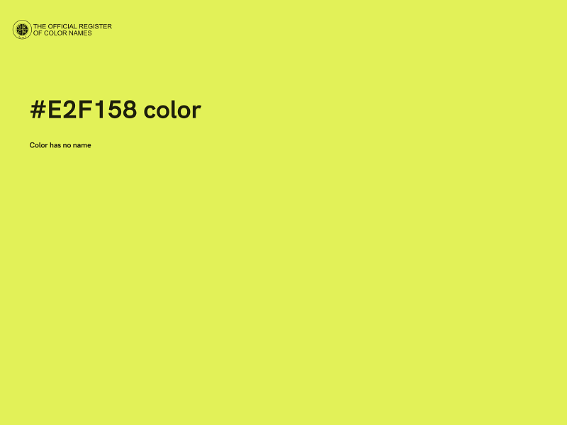#E2F158 color image