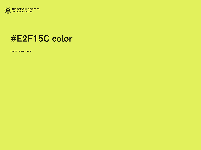 #E2F15C color image