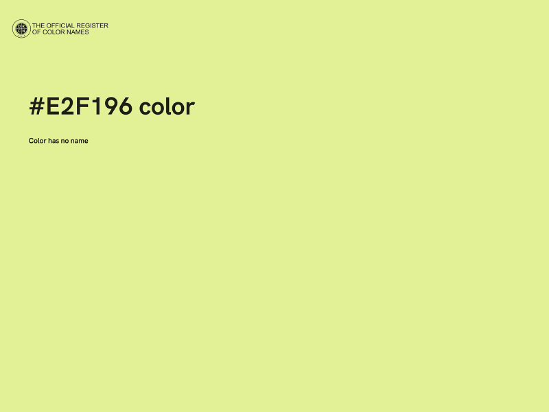 #E2F196 color image