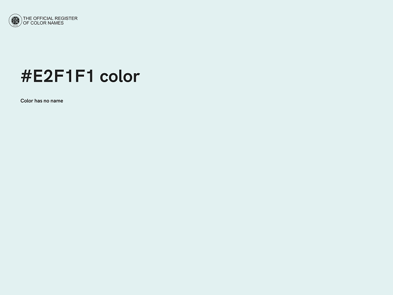 #E2F1F1 color image