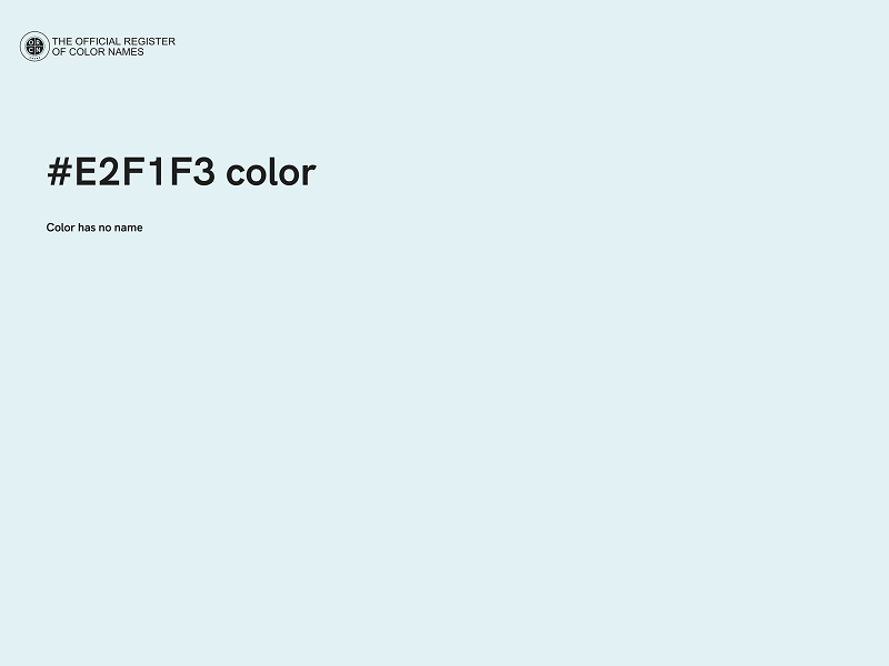 #E2F1F3 color image