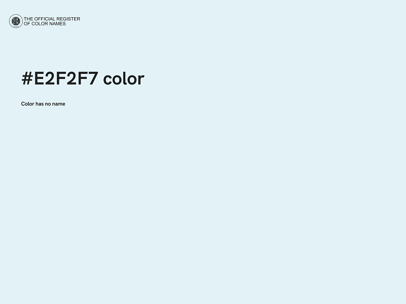 #E2F2F7 color image