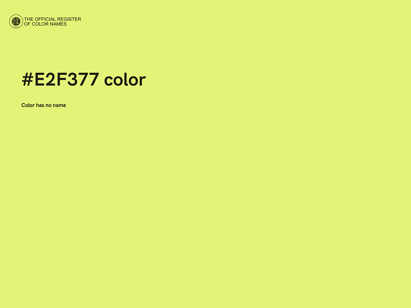 #E2F377 color image