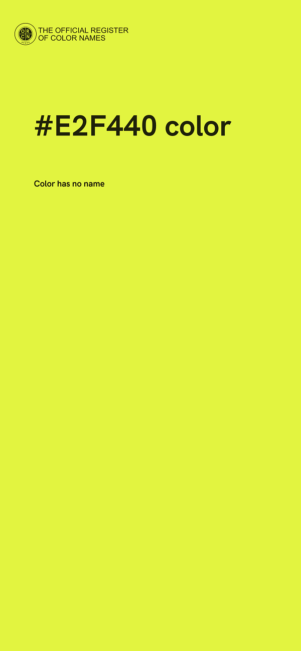 #E2F440 color image
