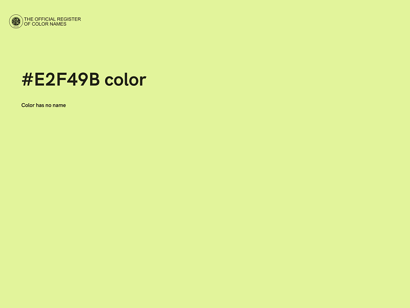 #E2F49B color image