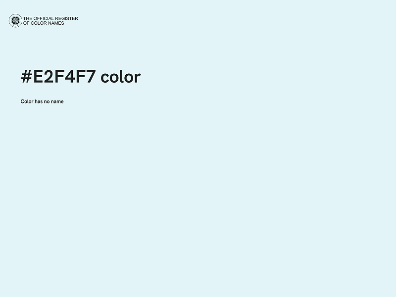 #E2F4F7 color image