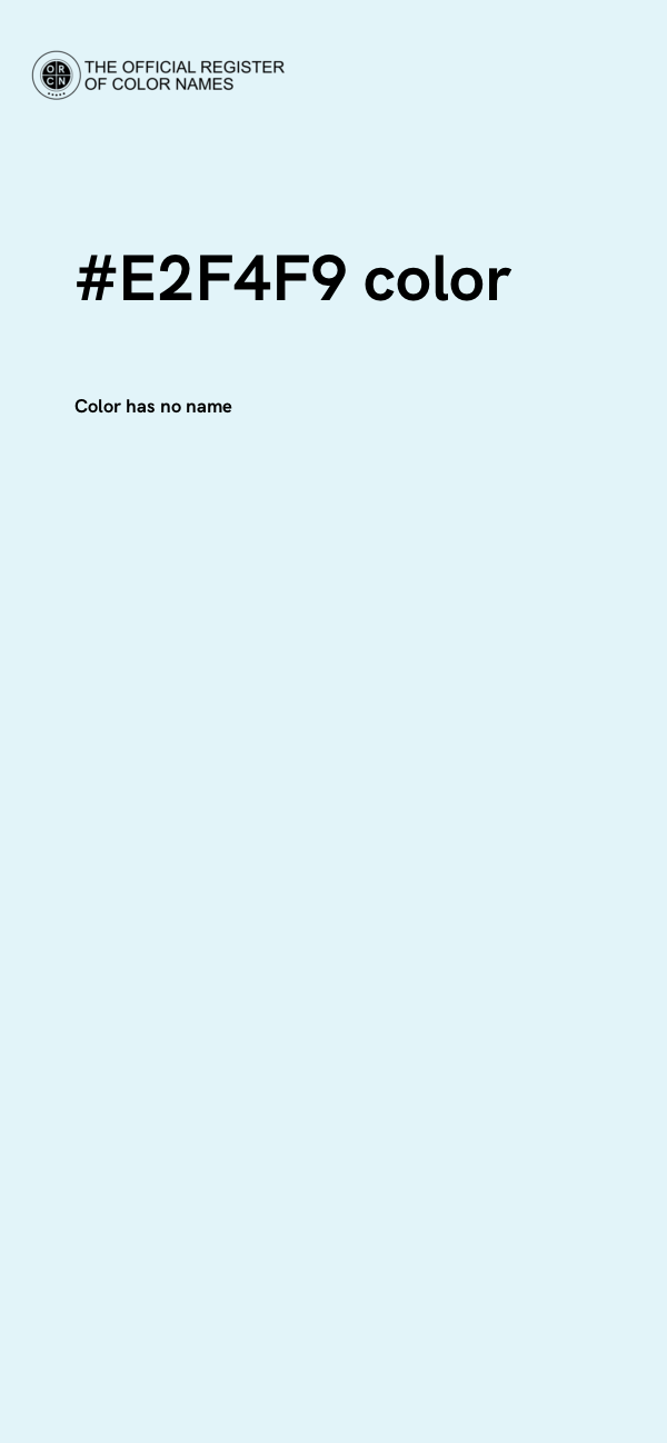 #E2F4F9 color image