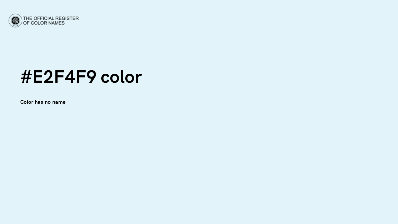 #E2F4F9 color image