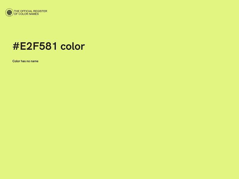 #E2F581 color image