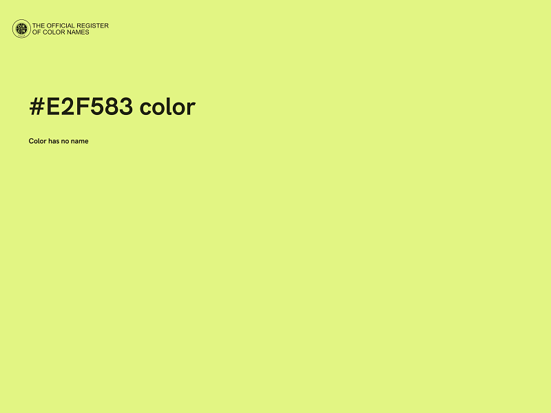 #E2F583 color image