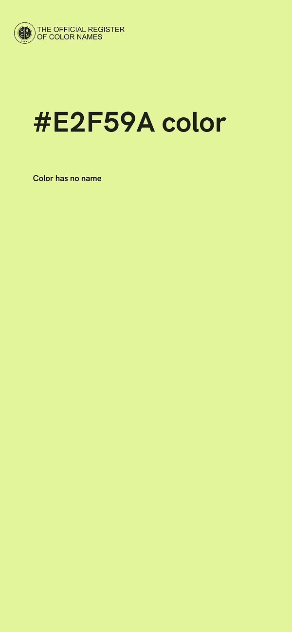 #E2F59A color image