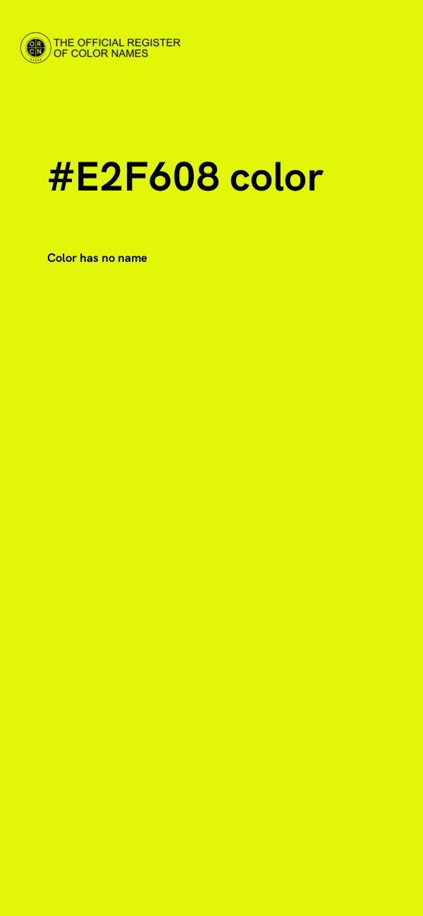 #E2F608 color image