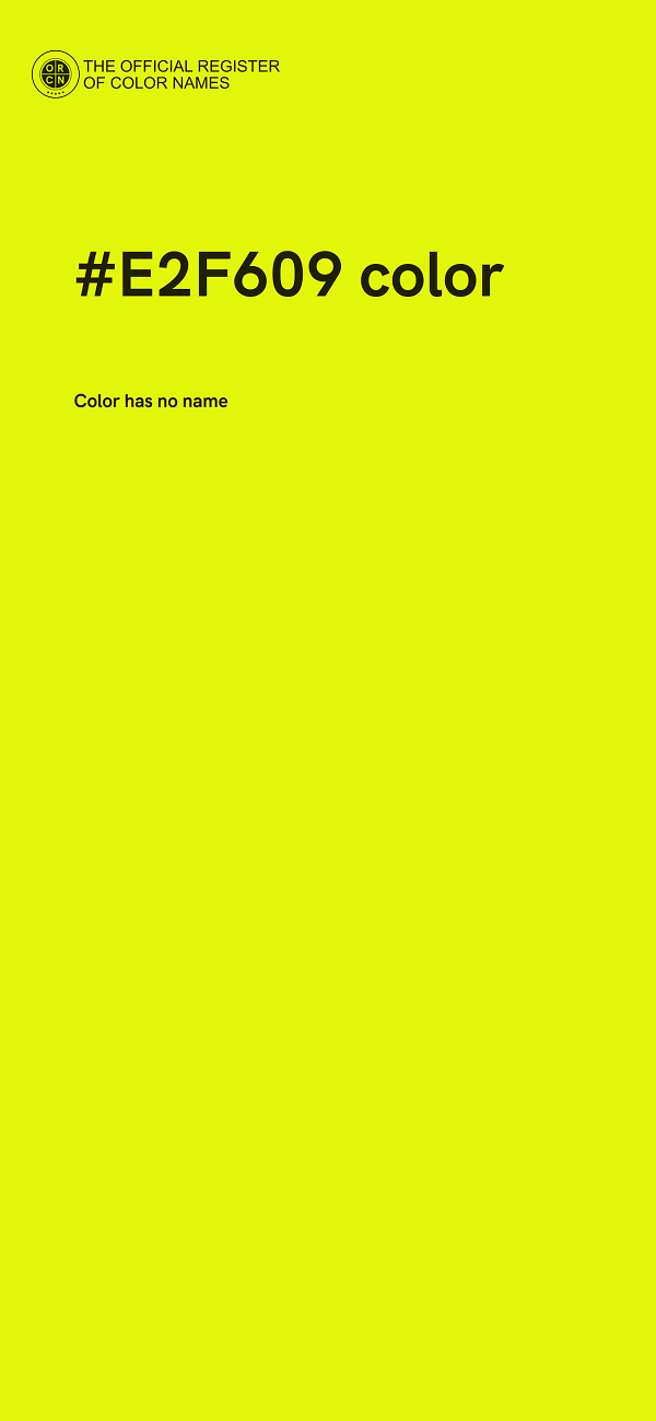 #E2F609 color image
