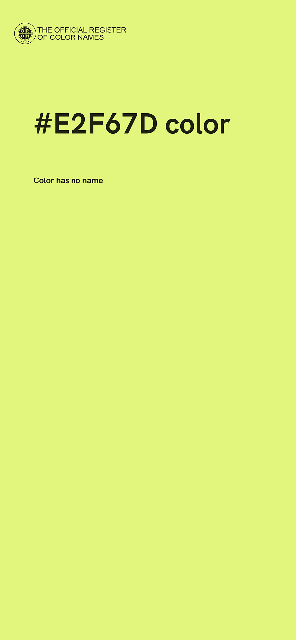 #E2F67D color image