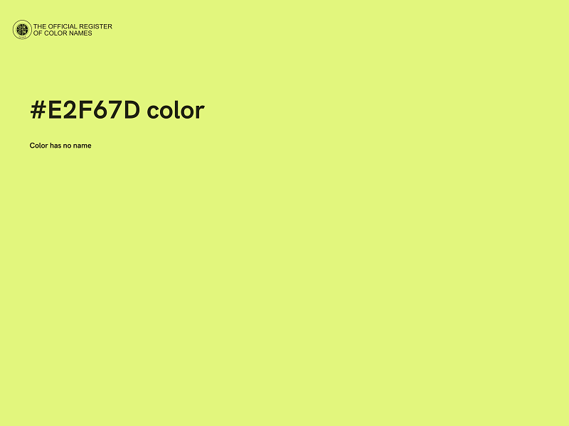 #E2F67D color image
