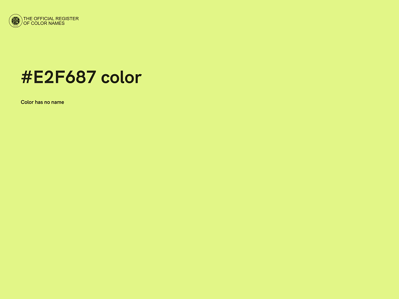 #E2F687 color image