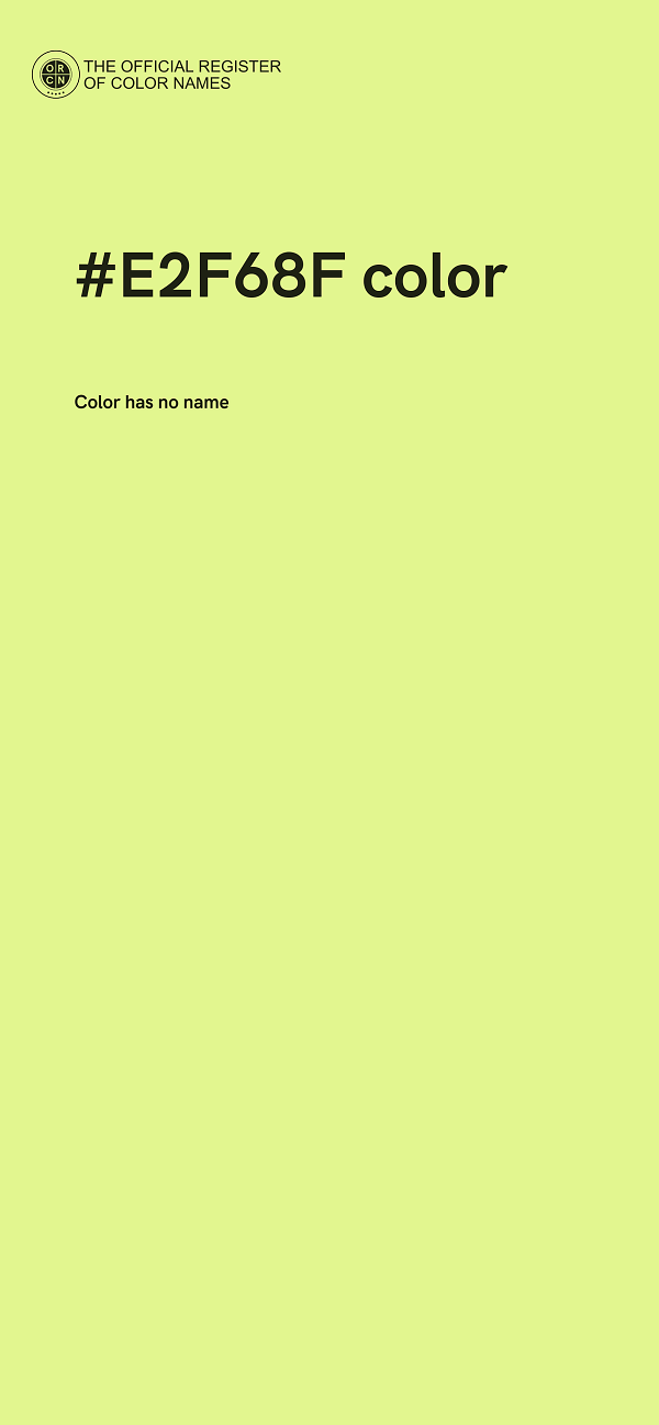#E2F68F color image