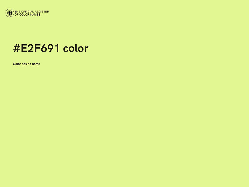 #E2F691 color image
