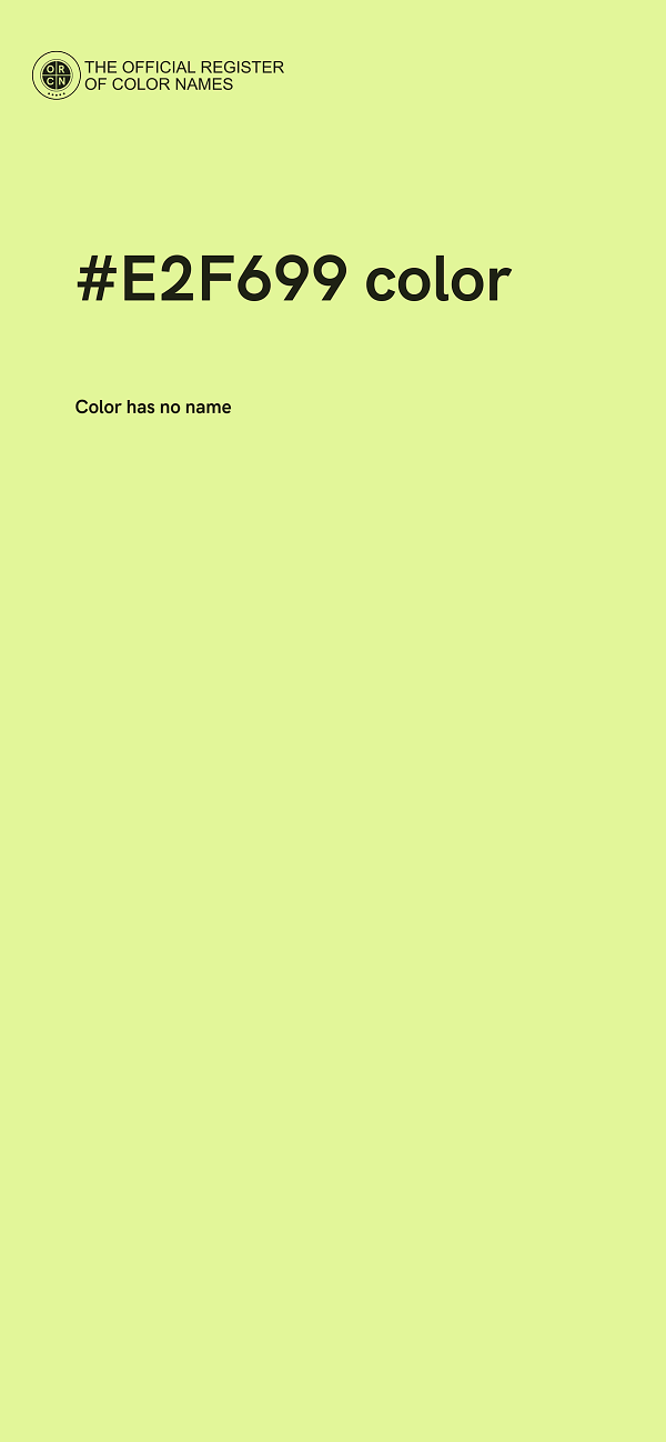 #E2F699 color image