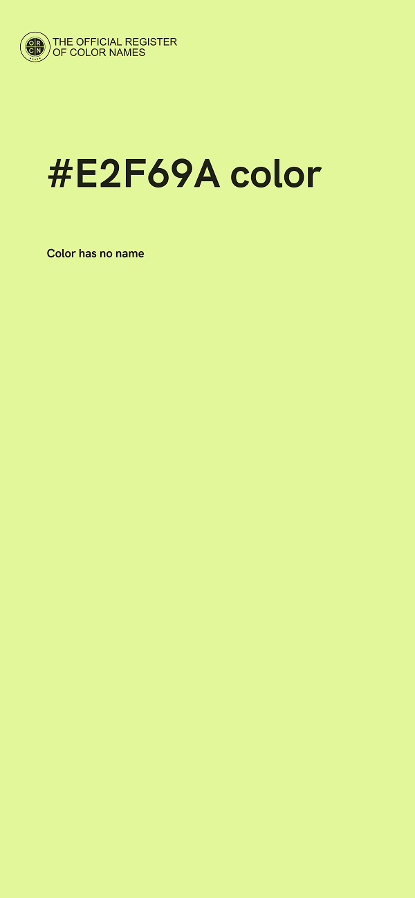 #E2F69A color image