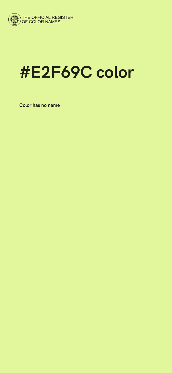 #E2F69C color image