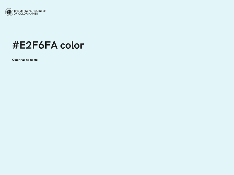 #E2F6FA color image